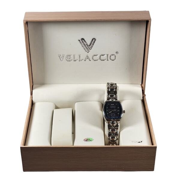 Vellaccio Quartz Watch Stainless Steel Bracelet Water Resistant Japan Movement - Picture 9 of 16